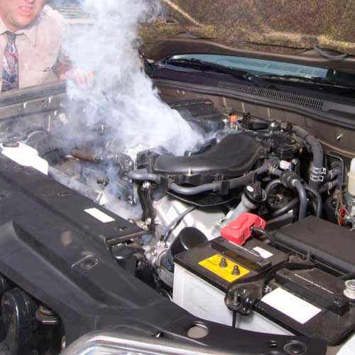 overheating-car